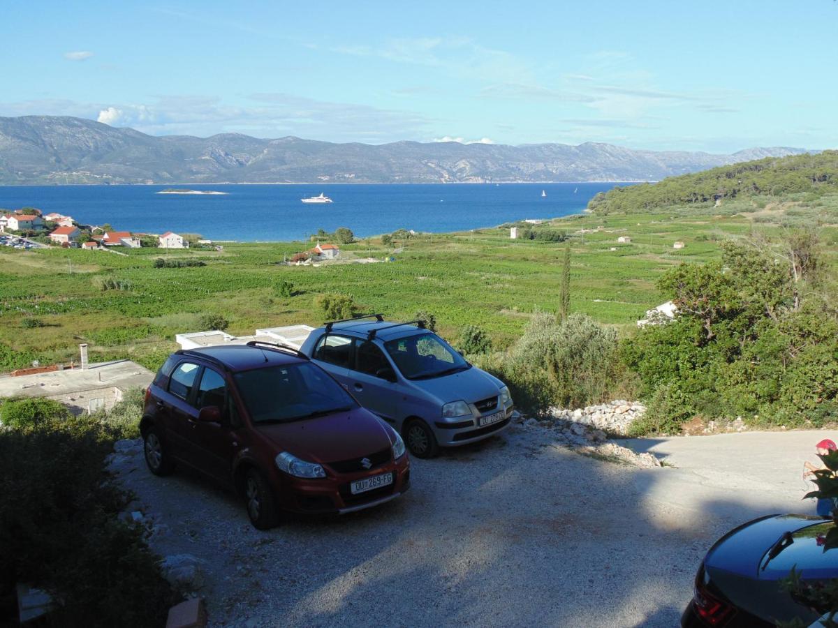 Villa Apartments Mate Cebalo Lumbarda Esterno foto